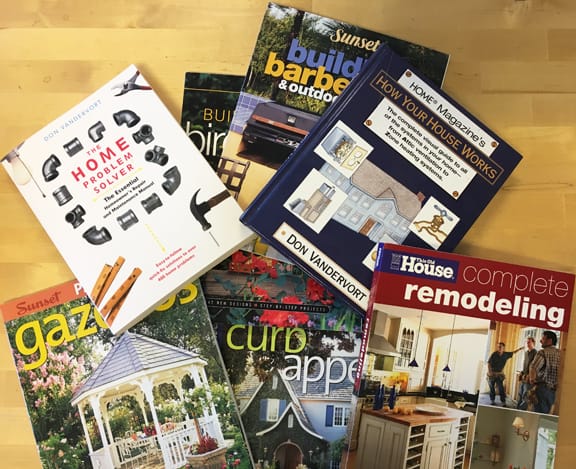 home improvement books by Don Vandervort
