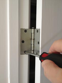 fix loose door