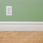 base molding on wall