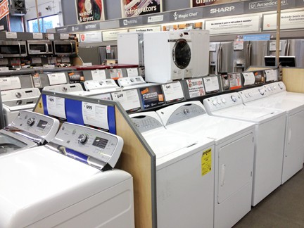 washers and dryers