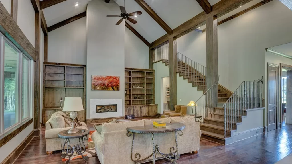 Look Up! 10 Inspiring Living Room Ceiling Ideas